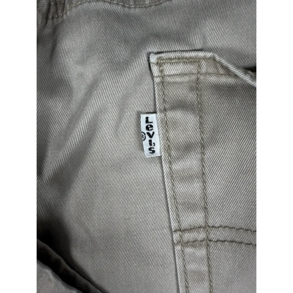Levi's 541 White Tab Beige Men's Stretch Athletic Denim Jeans Size 40x30 Work **